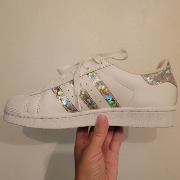 RARE Adidas Superstar J Shell Toe Tennis Sneakers, youth size 4 (women's… - Picture 9 of 15